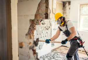 Sanierungsarbeiten in der Wohnung 